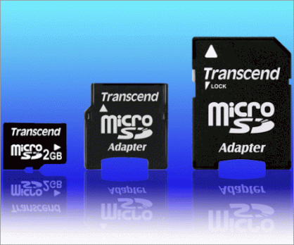TRANSCEND MicroSD 2GB (2 adapter)