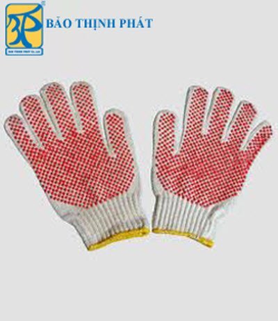 Găng tay len phủ hạt nhựa BTP-GT02