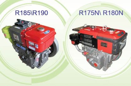 Động cơ diesel D8 có két nước ( R180N  - Dongphong/quangchai)