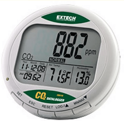 Máy đo khí CO2 nhiệt độ và độ ẩm trong nhà Extech CO210