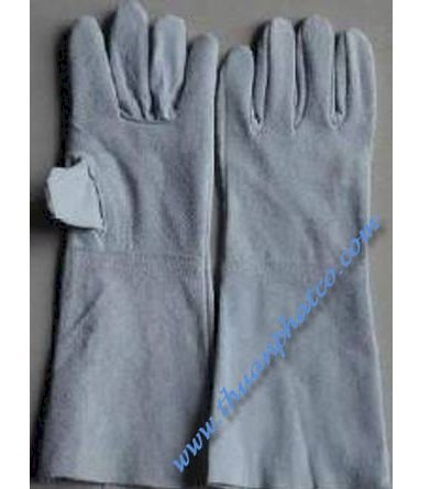 Găng tay da hàn dài GT01