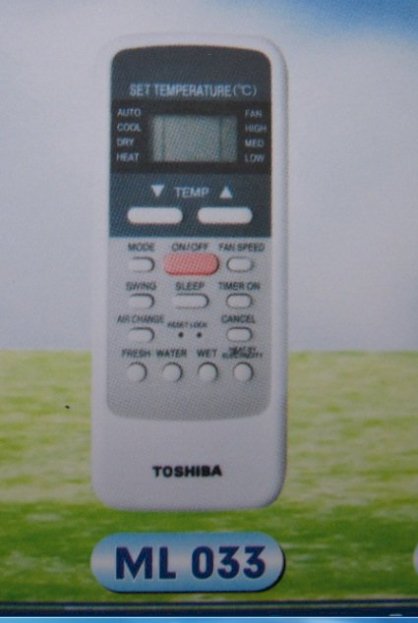 Điều khiển máy lạnh Toshiba ML-033