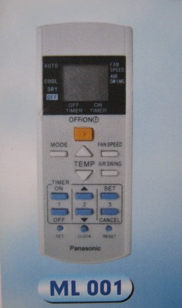 Điều khiển máy lạnh Panasonic ML-001