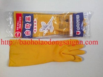 Găng tay cao su chống hóa chất Hàn Quốc A. Bảo 17N6 - 25
