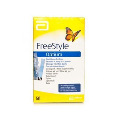 Que thử đường FreeStyle Optium (50 que)
