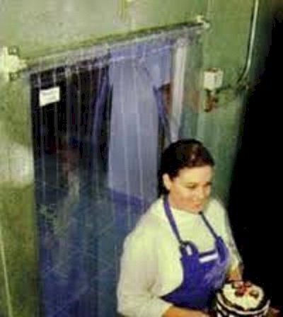 Màn nhựa PVC ngăn khói, mùi cửa bếp, nhà ăn Quang Minh QM-34