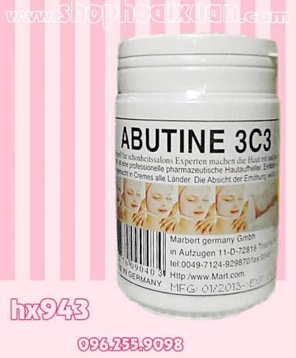 Bột tắm kích trắng da Abutine 3C3 hx943