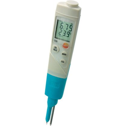Thiết bị đo pH và nhiệt độ cầm tay Testo T206-pH2