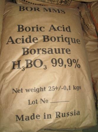 Acid Boric H3BO3 (Mỹ) (25kg/ bao)