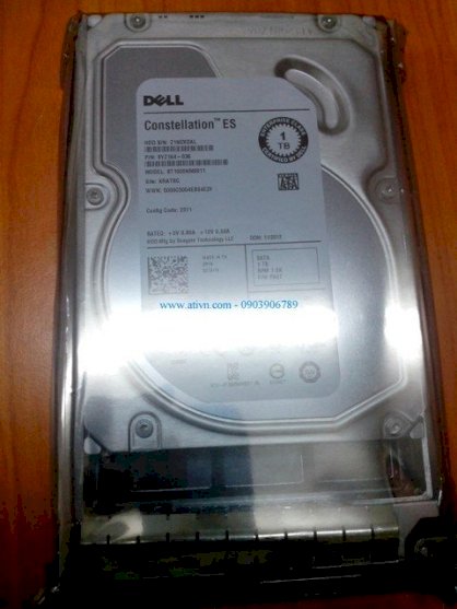 Dell 1TB 7200 RPM Serial ATA II Hard Drive Dell Part# : 341-5893  +F238F - ST1000NM0011