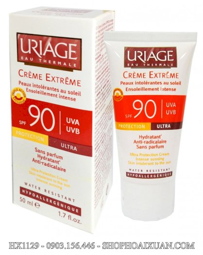 Kem chống nắng Uriage Cream Extreme Fluid SPF90 - HX1129
