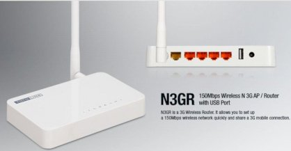 Totolink N3GR,Router Wireless hỗ trợ USB 3G