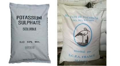 Potassium sulfate K2SO4 25kg/bao