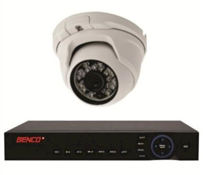 Lắp trọn bộ 1 camera quan sát cao cấp (Benco BEN- 3303 + Đầu ghi hình BEN- 8004HD)