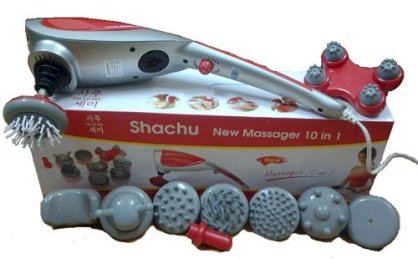 Máy Massage cầm tay 10 đầu Shachu Hàn Quốc