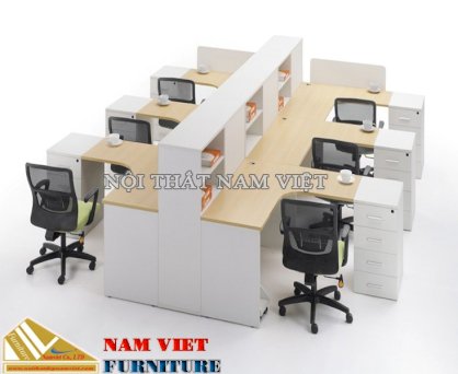 Bàn làm việc văn phòng tối yêu hóa công năng sử dụng 122.