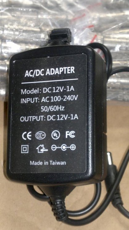 Nguồn cho camera DC-12V-1A 