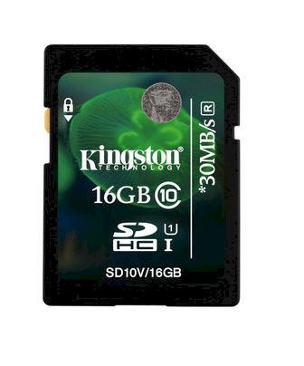 Kingston SDHC 16GB (Class 10) 30MB/s