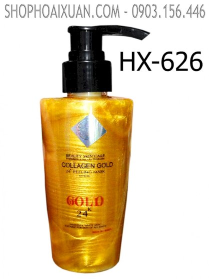 Gel lột trắng da toàn thân và mặt collagen vàng 24k - HX626