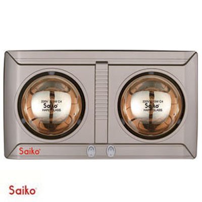 Đèn sưởi nhà tắm Saiko BH-551H 2 bóng vàng