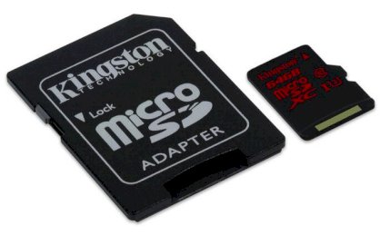 Thẻ nhớ Kingston Micro SDXC UHS-I 64GB Class 10 U3