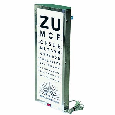 Bảng đèn thử thị lực kiểm tra tật khúc xạ chữ ZU