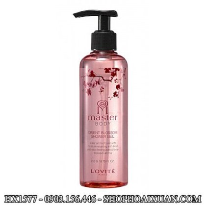 Sữa tắm dưỡng ẩm mịn da l'ovité orient blossom shower gel - HX1577