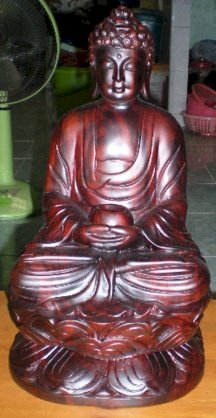 Phật Tổ Ngồi Tòa Sen 20 x 40 cm