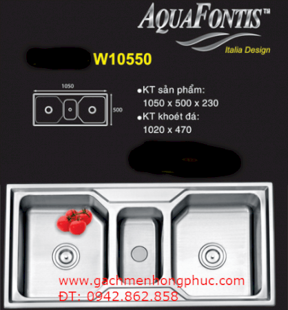 Chậu rửa chén bát Aquafontis W10550
