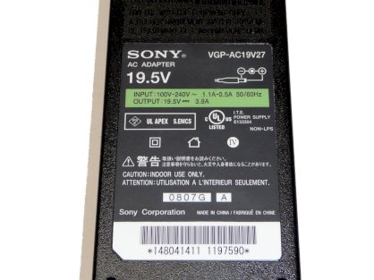 Adapter Sony VGP-AC19V27(19.5V~3.9A )