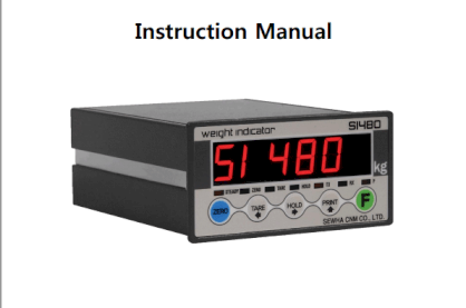Đầu cân điện tử Indicator SEWHA SI-480E