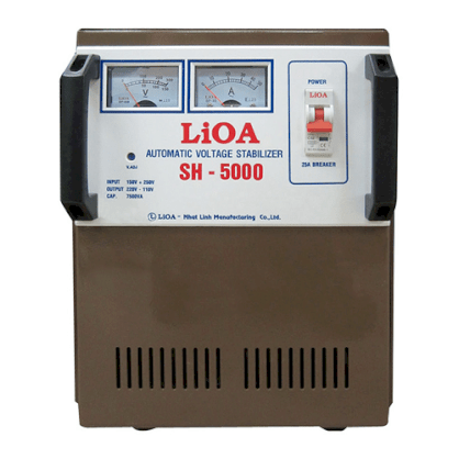 Ổn áp 1P LiOA SH-5000 5kVA (Nâu)