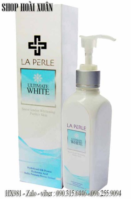 Kem dưỡng Laperle white skin lotion silk protein body time less Truth Snow white  - HX981