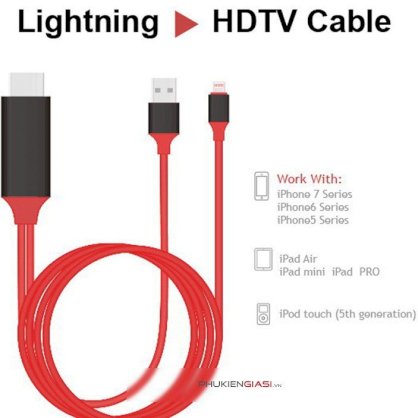 Cáp kết nối HDMI cho iPhone/iPad (Lightning to HDTV Cable)