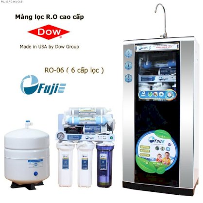 Máy lọc nước RO FujiE RO-06 (6 cấp lọc - bao gồm tủ cường lực)