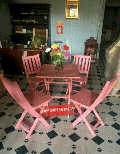 Bộ bàn ghế cafe 011