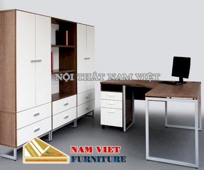 Bàn làm việc chân sắt NV-013