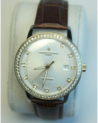 Đồng hồ Vacheron dây da đính hạt kim cương DH060