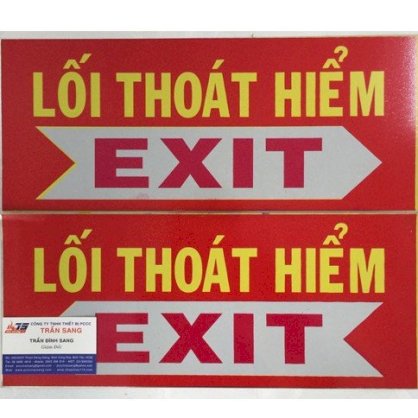 Biển báo lối thoát hiểm, Exit
