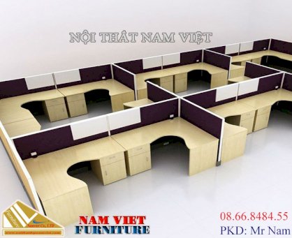 Vách ngăn phòng làm việc NV077