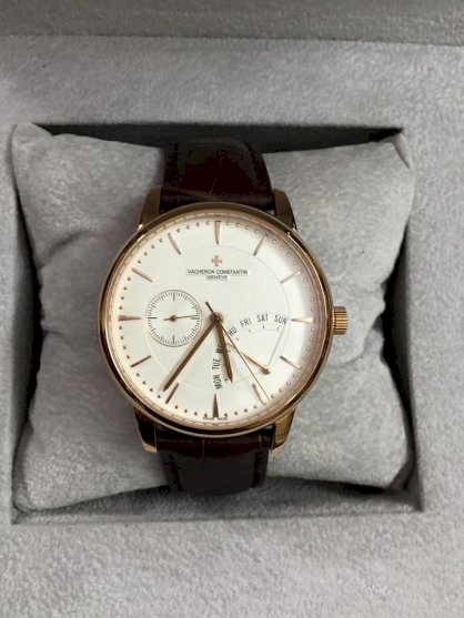 Đồng hồ Vacheron 6 kim dây da chạy pin máy Nhật DH10