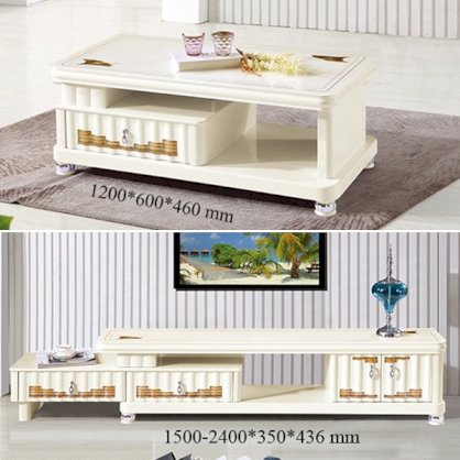 Bàn sofa và kệ tivi nhập khẩu HHP-B125-12 Và HHP-T125-24 Cao Cấp