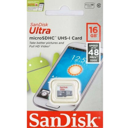 Thẻ nhớ Sandisk Micro SDHC Class 10 Ultra 320X - 16GB