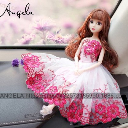 Búp bê khớp Angela (váy hồng) - 12 khớp