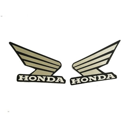 Tem decal dán logo HONDA (bạc)