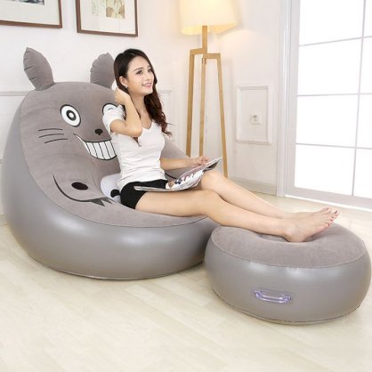 Sofa giường hơi hình thú Totoro