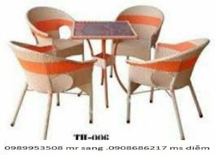 Bộ bàn ghế cafe HGH688