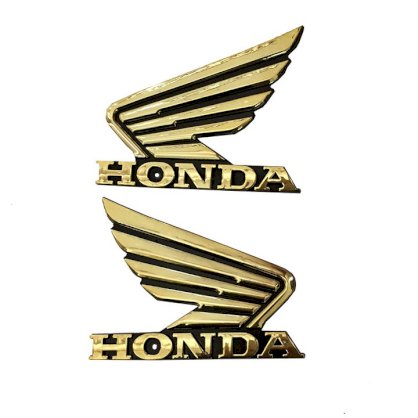 Tem logo Honda nổi trang trí xe (Vàng)