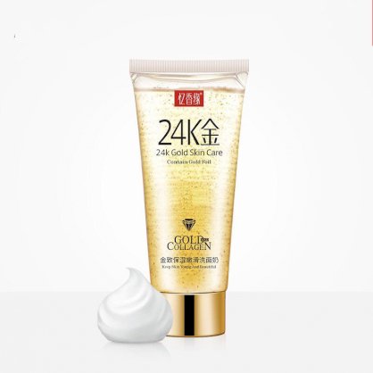 Sữa rửa mặt tinh thể vàng Gold 24K Collagen - HX1902