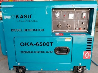 Máy phát điện chạy dầu OKASU OKA-6500T